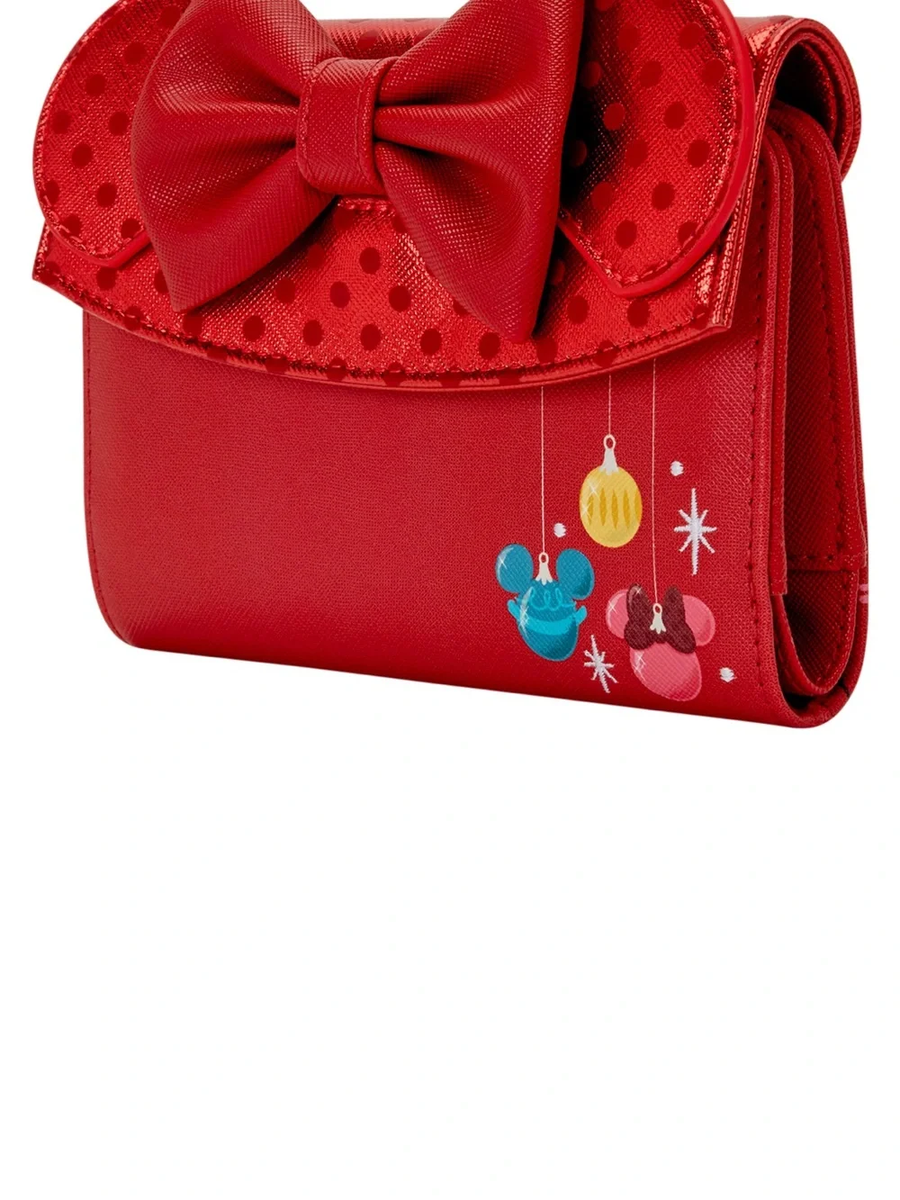 Loungefly Disney Minnie Mouse Exclusive Holiday Ornaments Wallet NWT